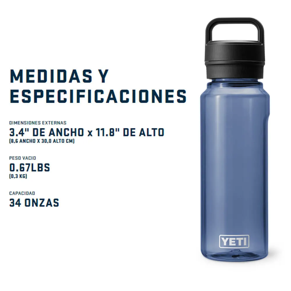 21071220007 BOTELLA DE AGUA YONDER 1Lt SEAFOAM MARCA YETI