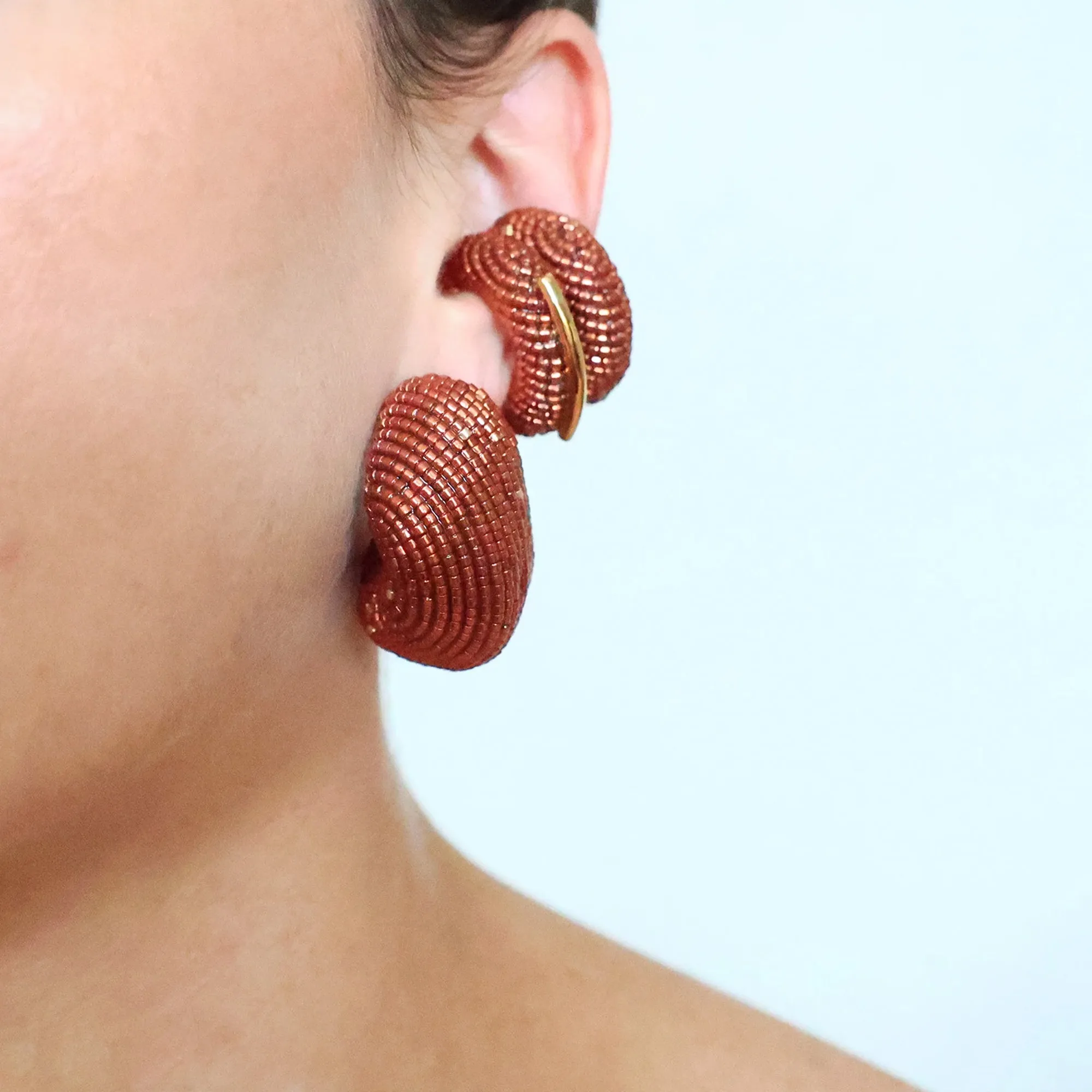 Aretes Arel - Rojo