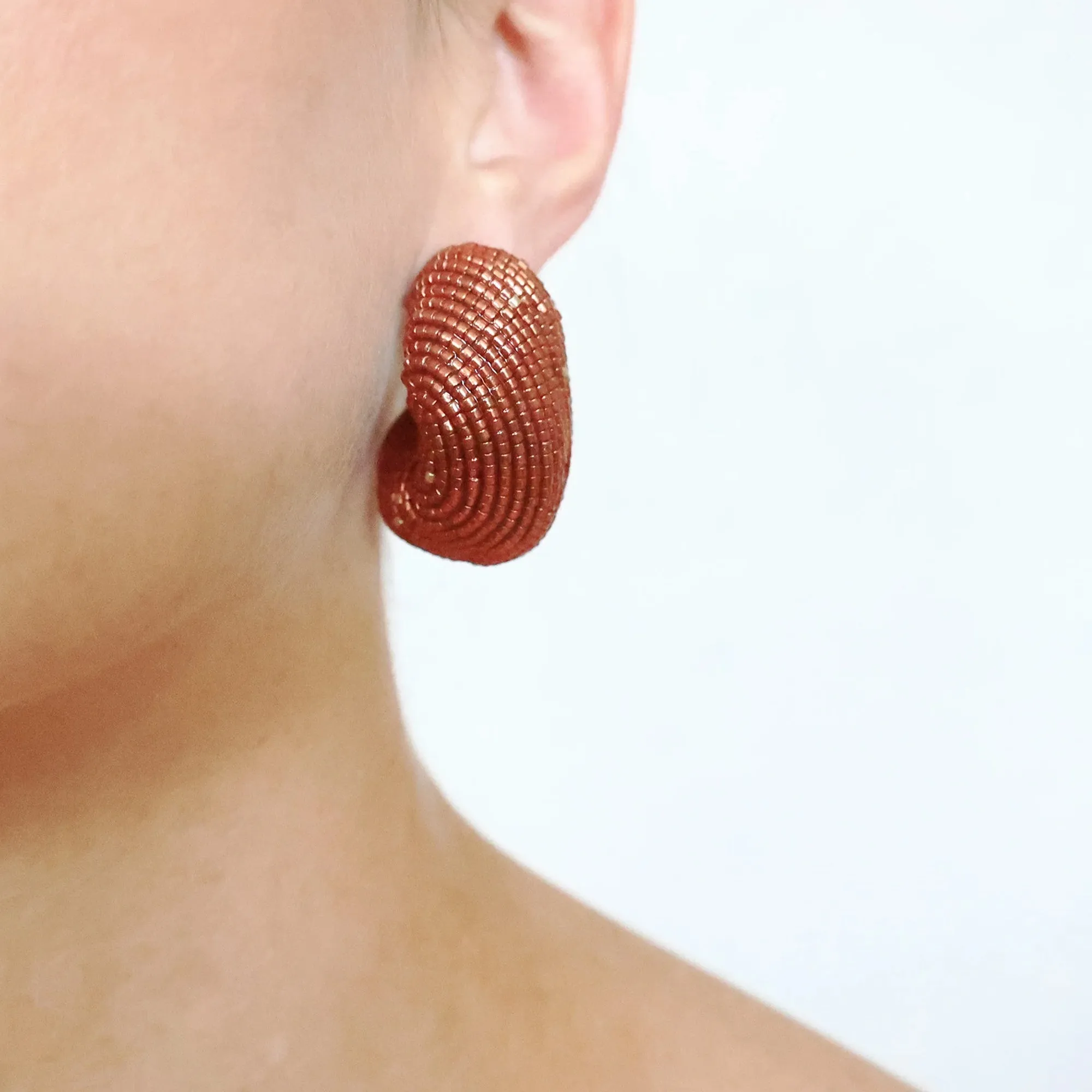 Aretes Arel - Rojo