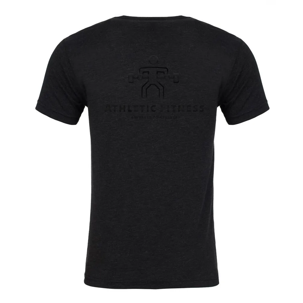 Athletic Fitness T shirt - carbon print