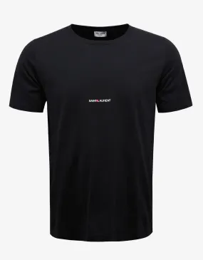 Black Square Logo Print T-Shirt