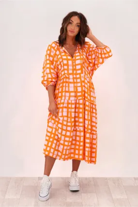 Boho Australia Eloise Dress Orange