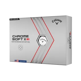 Callaway 2022 Chrome Soft X LS Golf Balls White 12 Pack