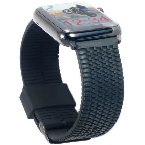 Carterjett Tire Tread Sport Apple Watch Band in Black