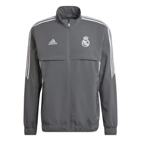 Chaqueta Chándal Hombre Entrenamiento TTW Gris adidas