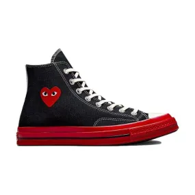 COMME DES GARCONS CONVERSE HI TOP 1970 RED SOLE (A01793C)