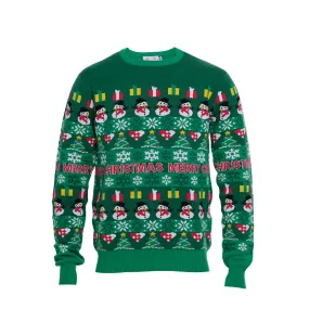 Den Grønne Stemningsjulesweater - Herre.