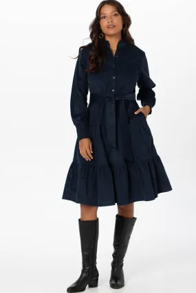 Easton Dress Navy Corduroy