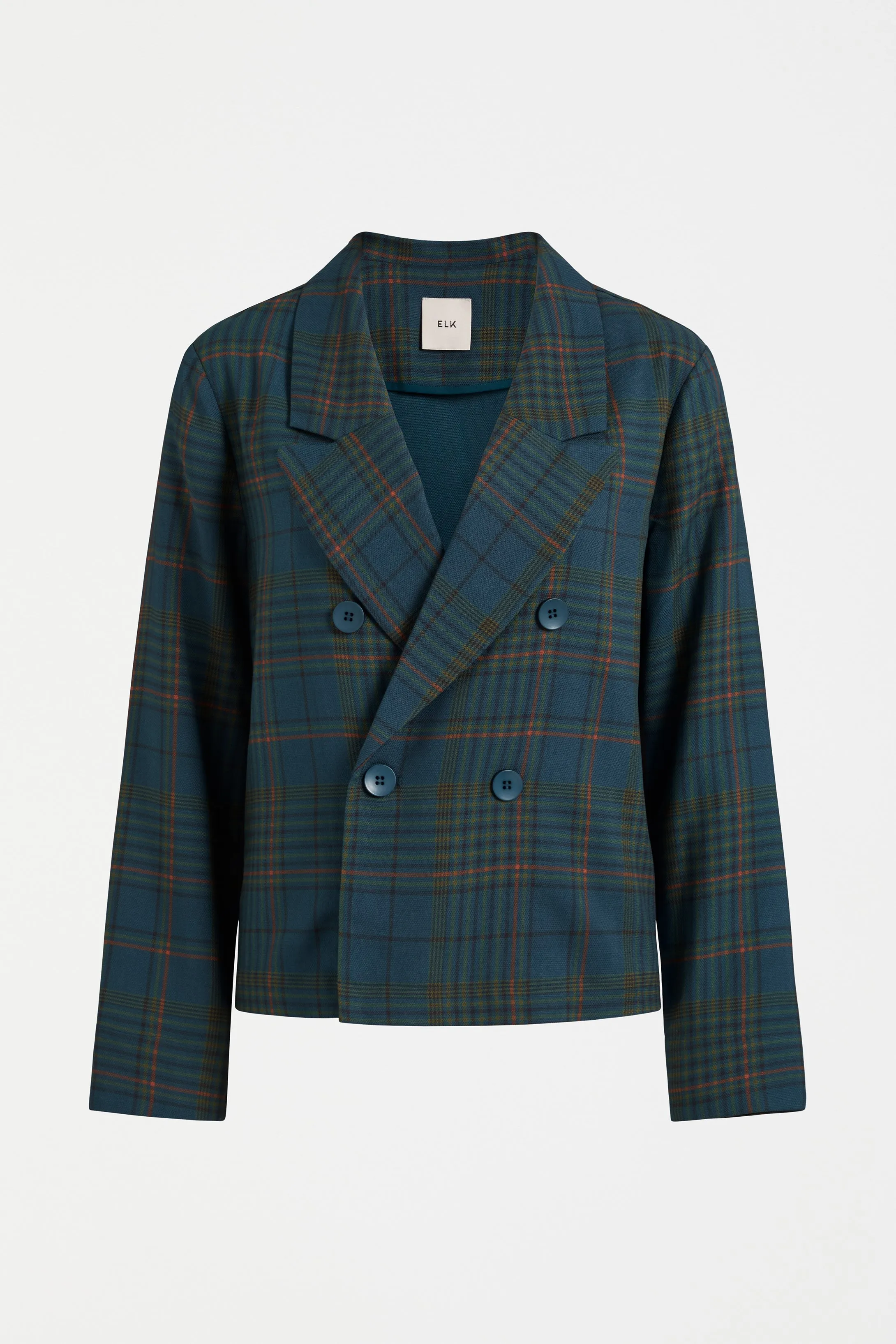 Elk The Label - Seine Jacket - Teal Plaid