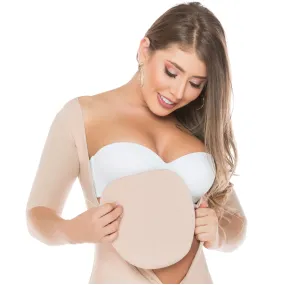 Fajas Salome 2507 | Tabla de compresión abdominal aplanadora después de la liposucción | Tummy Tuck Accesorio de cirugía de tabla abdominal para mujer | LICRA LICRA