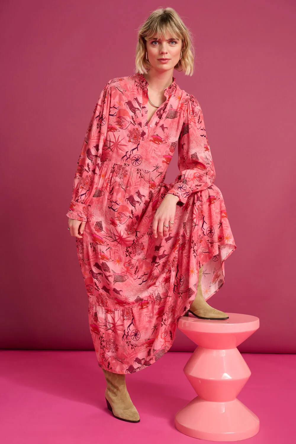 Fantastique Rose Maxi Dress