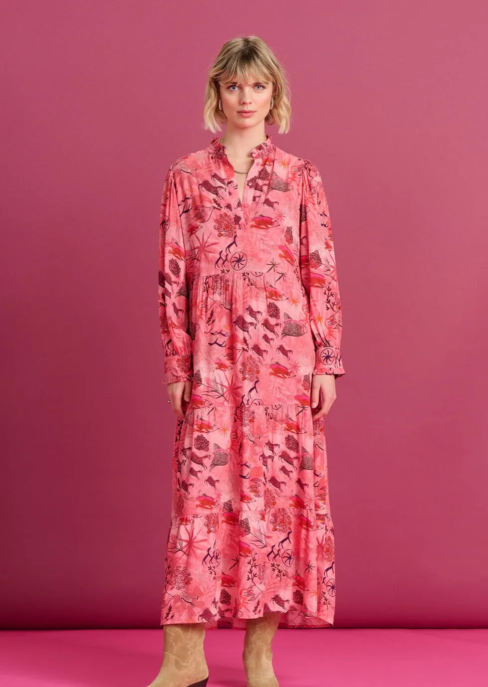 Fantastique Rose Maxi Dress