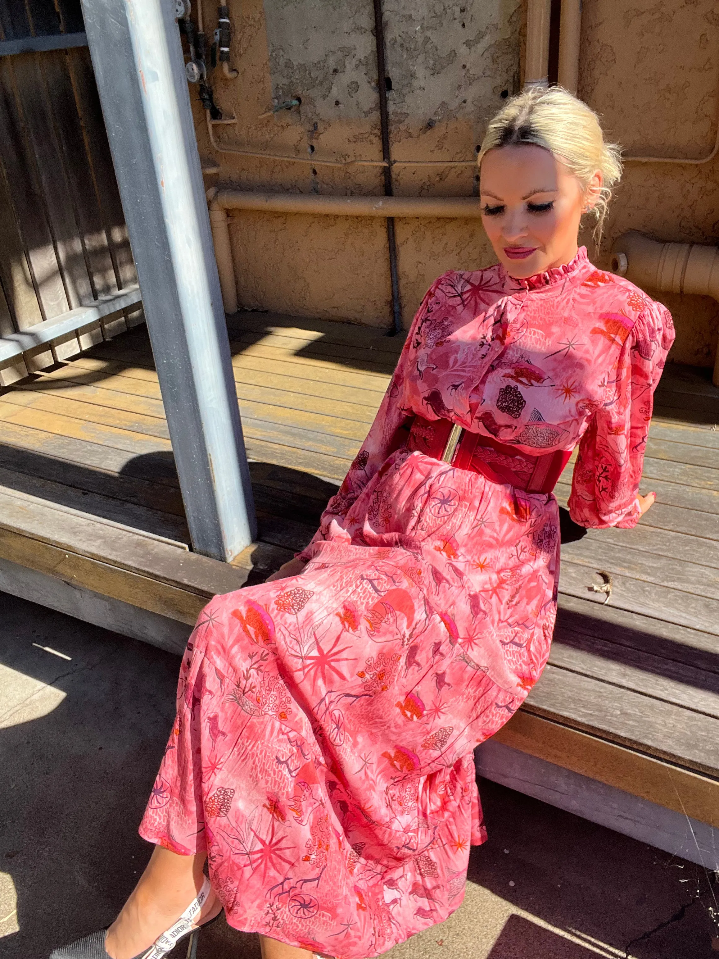 Fantastique Rose Maxi Dress