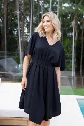 FINAL SALE Jordi Dress in Black