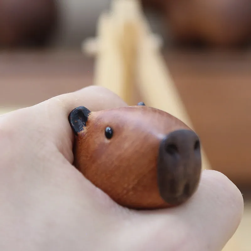 Limited Edition: Capybara and Oranges Wood Ornament