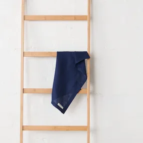 Linen Tea Towel - Navy