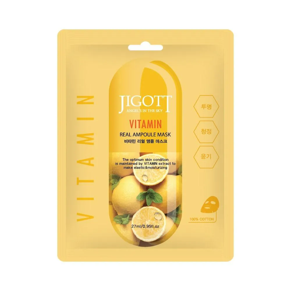 Mascarilla facial con multivitaminas Jigott Ampoule Mask