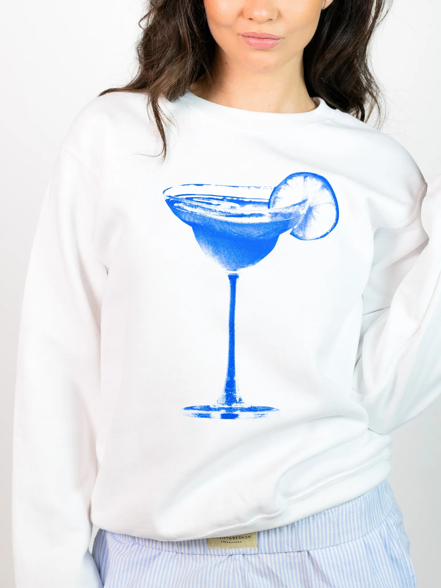 MEGA BLÅ DRINK SWEATSHIRT - MARIN