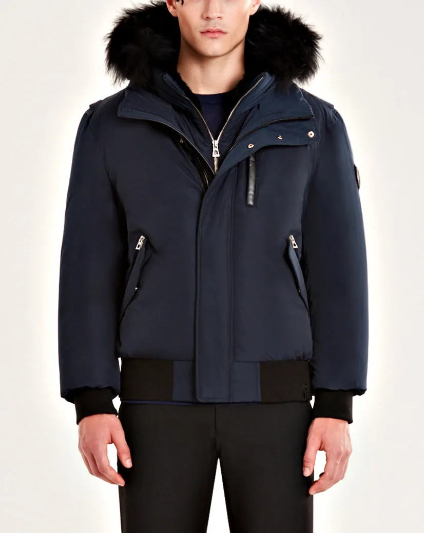 MENS RUDSAK STEPHAN NAVY/BLACK FUR