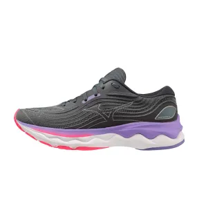 Mizuno Wave SkyRise 4 Gris oscuro Rosa Lila