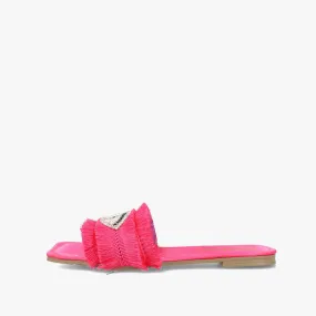 Sandalias Mykonos rosa magenta