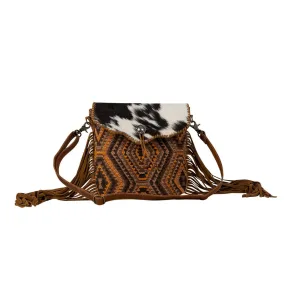 Stone Mesa Fringed   Shoulder Bag : MYRA