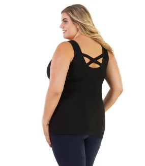 Stretch Naturals Crossback Tank Basic Colors - FINAL SALE