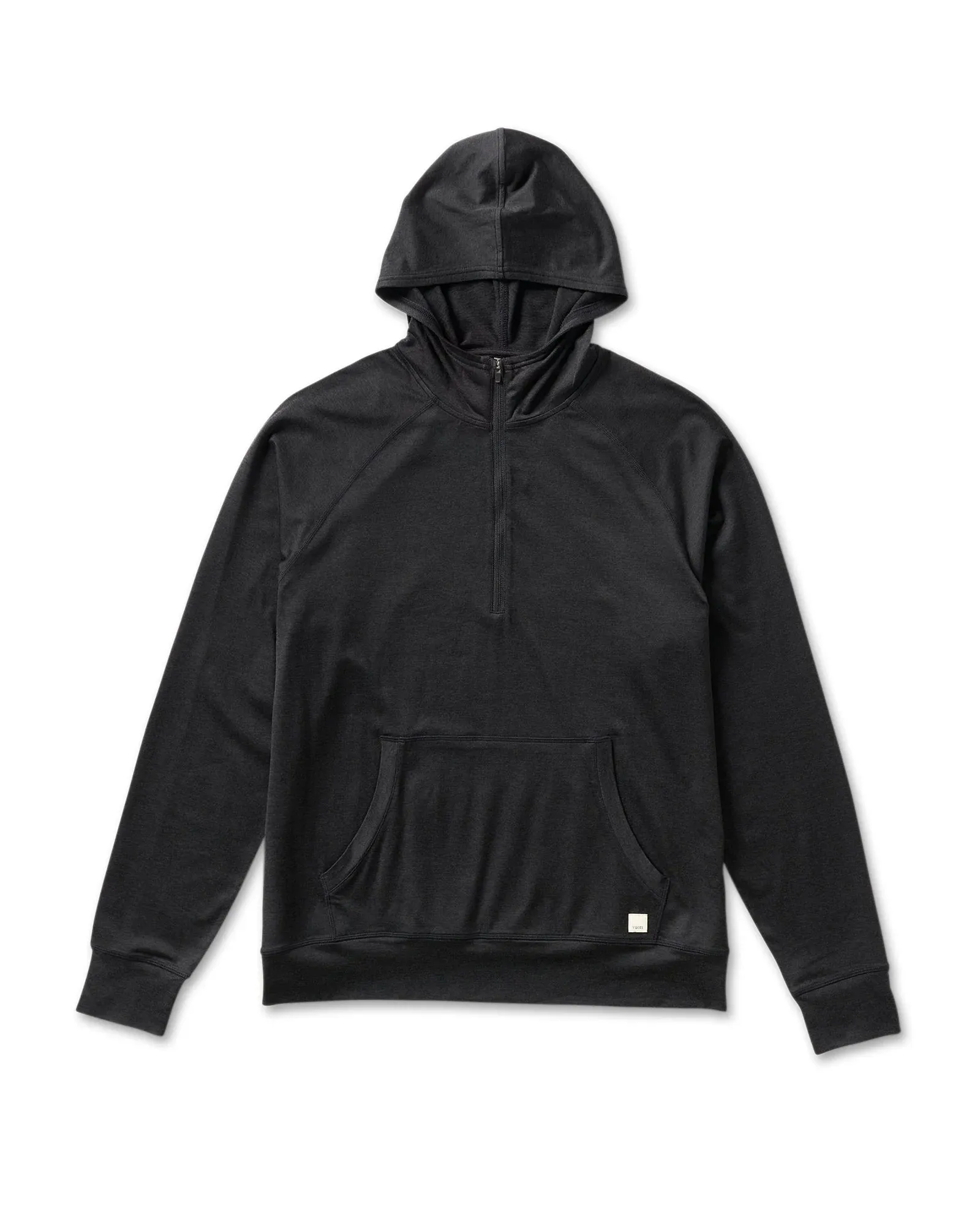 Vuori Black Heather 1/2 Zip Ponto Performance Hoodie