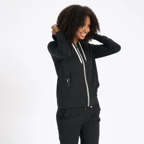 Vuori Women's Heather Black Halo Performance Hoodie