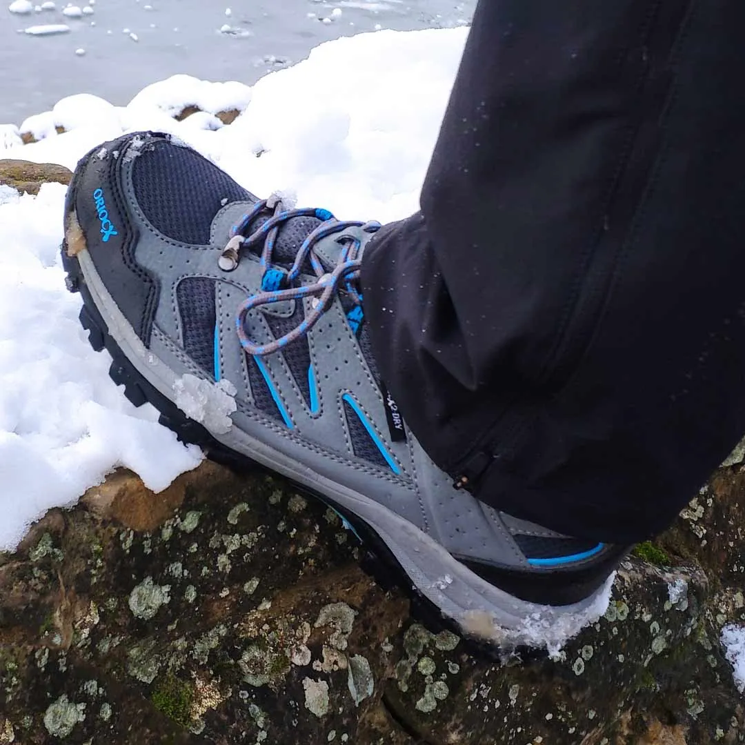 Zapatillas Trekking Nieva Gris Azul